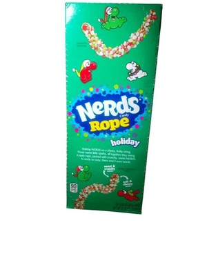 Nerds Holiday Candy Ropes .92 OZ paquete de 24 golosinas rojas dulces navideñas 07/2026 Foto 1 de 4