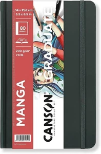 Papel manga para graduados Canson, diario de arte de tapa dura, 5,5 x 8,5 5,5 x 8,5, blanco - Imagen 1 de 4