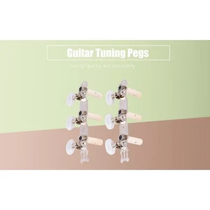 Stimmwirbel für Akustikgitarre klassische Gitarre Schlüssel Tuner Maschinenköpfe Set - Bild 1 von 24