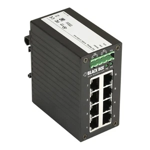 Black Box Lgh008A Gigabit Ethernet 1000-Mbps Hardened Temperature Switch 8 - Picture 1 of 3