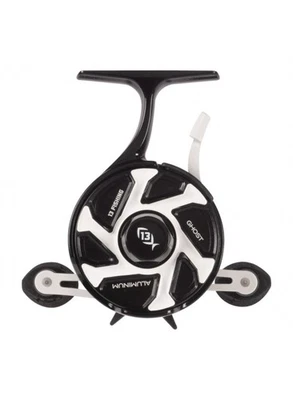 Carrete de pesca en hielo de invierno 13Fishing FreeFall Ghost aluminio, grafito Foto 1 de 4