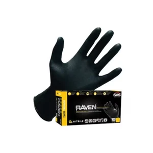 SAS Safety 66519 Raven Powder-Free Nitrile Disposable Glove, X-Large (Pack of 2) - Picture 1 of 1
