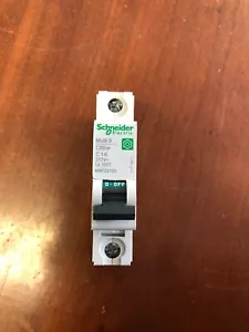 New Schneider circuit breaker 1 pole 1 amp C curve 277V multi 9 square D UL1077 - Picture 1 of 5