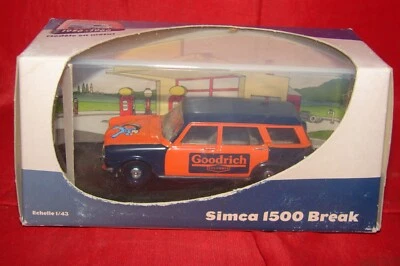 SIMCA 1500 BREAK GOODRICH ELIGOR ATLAS 2421018 1/43 BOITE - Photo 1/2