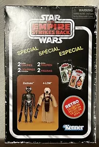 Star Wars Retro Collection Zuckuss & 4-LOM 3.75" Action Figures 2-Pack J2 New - Picture 1 of 6