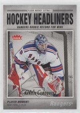 2006-07 Fleer Hockey Headliners Henrik Lundqvist #HL10 HOF