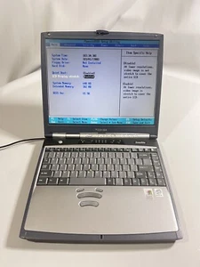 Vintage Toshiba Satellite 3000 14" Pentium III, 382MB RAM, Missing Hard Drive - Picture 1 of 17