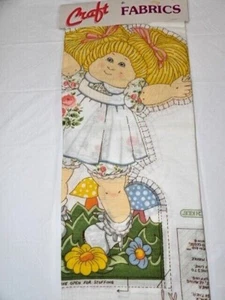 Vintage Cabbage Patch Kids Doll Cut and Sew Fabric Panel Doll 19" - Picture 1 of 3