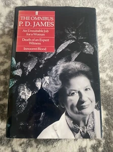 SIGNED The Omnibus P.D. James 1990 Hardback Crime Thriller - Picture 1 of 11
