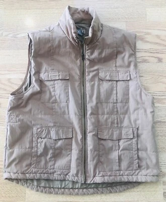 Chaleco aislante talla XL talla XL caza pesca exterior bronceado Foto 1 de 4