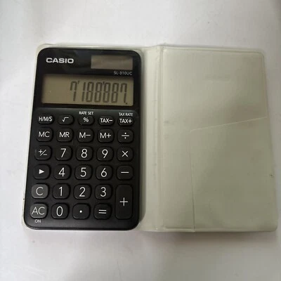 Casio SL-310UC Solar Pocket Calculator - Image 1 of 4