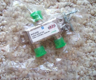 Cable coaxial PCT divisor bidireccional PCT-D32 5-1218 MHz 120dB RFI nuevo Foto 1 de 2