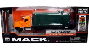 Mack Green Garbage Truck Granite Collectible Die-Cast Vehicle 1:50 NEW In Box - Picture 1 of 4
