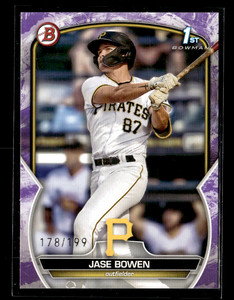 2023 Bowman #BP-146 Jase Bowen Prospects Purple Pattern /199