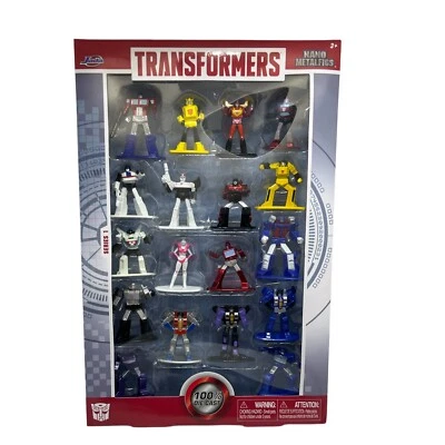 Transformers Nano Metalfigs Die-Cast 18 Figures Collector's Set New Jada 2022 - Image 1 of 4