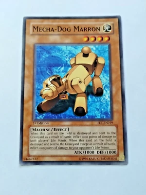 Yu-Gi-Oh! TCG Mecha-Dog Marron Flaming Eternity FET-EN019 1st Edition Common - Image 1 of 3