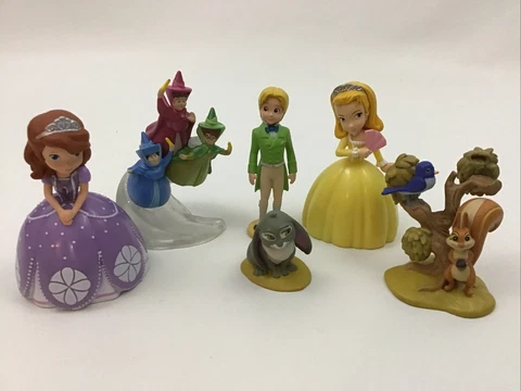 Disney Princess Sofia The First Deluxe Figures Lot Topper Lot Of 6 Toys Cover