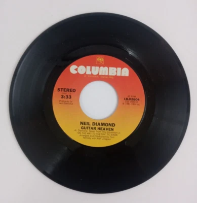Neil Diamond: Yesterday's Songs/Guitar Heaven Columbia 45 Record - Image 1 of 2