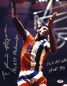 Elvin Hayes SIGNED 11x14 Photo +Rebounds All Star HOF 90 PSA/DNA AUTOGRAPHED - Picture 1 of 1