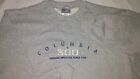 Columbia 300 Bowling Sweater Men's Large Gray Cotton Polyester Blend New