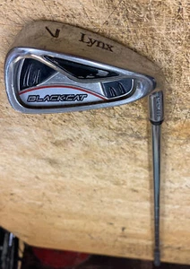LYNX BLACK CAT XC12 7-iron GOLF CLUB Right-handed steel shaff - Picture 1 of 16