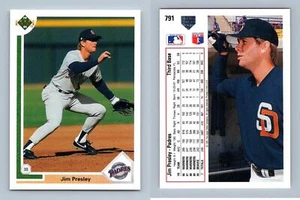 Jim Presley - Padres #791 Upper Deck 1991 Baseball Trading Card - Picture 1 of 1