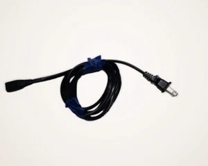 Universal AC Compatible Power Cord 125V 2-Prong Black Pre-Owned - Picture 1 of 4