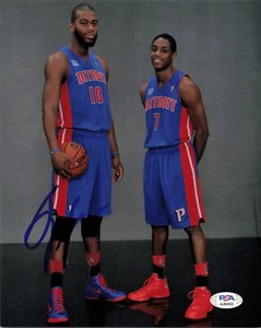 Greg Monroe signed 8x10 photo PSA/DNA Detroit Pistons Autographed - Picture 1 of 1