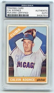 Cal Koonce Signed 1966 Topps #278 Cubs PSA/DNA Encapsulated  - Bild 1 von 1