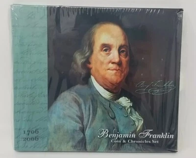 2006 Benjamin Franklin Coin & Chronicles Commemorative Set Sealed #0946 - Image 1 of 4
