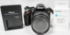 Nikon D3200 Digital SLR Camera w/ Nikon AF-S DX Nikkor 18-55mm Lens & Battery! - Picture 1 of 20
