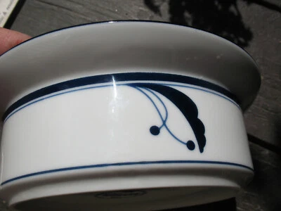 Dansk Borde Azul Bistro Flora BAYBERRY Fruta Cereal Bowl Portugal 6 1/2" Foto 1 de 4