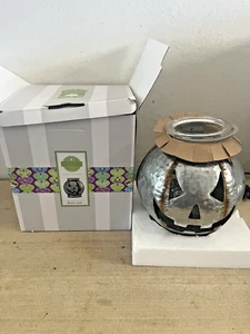 Calentador Galvanizado SCENTSY RÚSTICO JACK Jack O Linterna Calabaza Halloween - Imagen 1 de 4