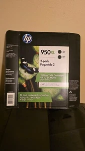 HP 950XL Ink Cartridges for HP Officejet Pro Printers - Black - Pack of 2 - Photo 1/2