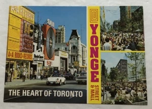 Yonge Street & Mall The Heart Of Toronto, Canada. Postcard (R2) - Foto 1 di 2