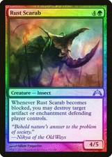 Rust Scarab FOIL Gatecrash NM Green Uncommon MAGIC THE GATHERING CARD ABUGames