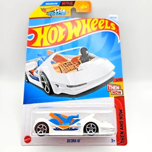 Deora III | White | 2024 Hot Wheels | Then And Now 6/10 | Lets Race | #221 - Picture 1 of 3