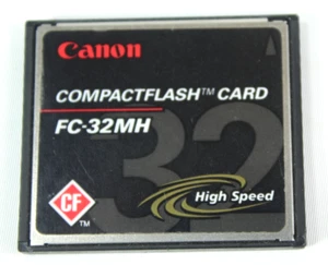 Canon CompactFlash Card FC-32MH High Speed Made In Japan Vintage - Picture 1 of 3