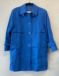 60s Vintage Blue London Fog Mod Rain Coat Size XXL - Bild 1 von 8