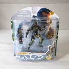 Halo 3 Collection UNSC Sgt Avery Johnson McFarlane Toys Series 5 Figure RARE New
