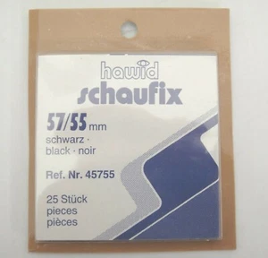 Hawid Schaufix 57/55 Black Stamp Mounts Regular Issue Plate Blocks (m24) - Picture 1 of 2