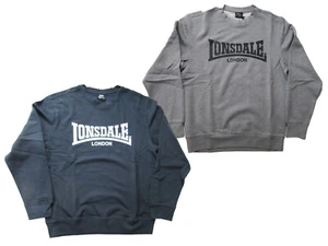 Lonsdale Ess Logo Men's Sweater Sweater S M L XL 2XL 3XL 4XL New - Picture 1 of 6