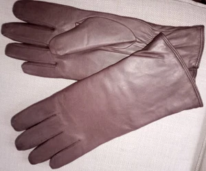 MK11 BROWN LEATHER COMBAT GLOVES - Picture 1 of 14