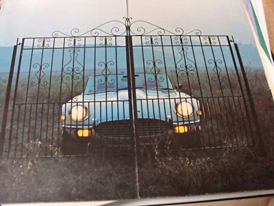 Jaguar E-Type 1971 V12 sala de exposición folleto de ventas, primer V12 tipo E Foto 1 de 4