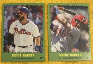2022 TBT 26 #77 Topps The Incredible Hulk ⚾️ Bryce Harper ⚾️ Photo Variation - Picture 1 of 12