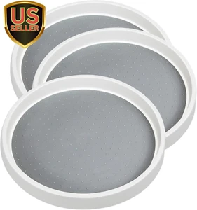 3Pack Non Skid Lazy Susan Turntable,Single round Rotating Kitchen Spice Organ... - Picture 1 of 1