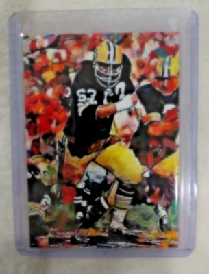 Fuzzy Thurston #3 Art Card Limited 27/50 Edward Vela Signed (Green Bay Packers) - Image 1 of 2