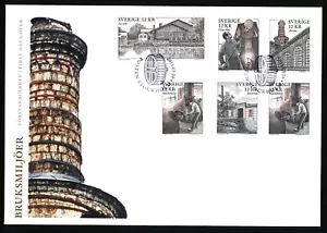Sweden 2011 Cachet FDC Factory Places; Engraver Sjööblom. - Picture 1 of 1