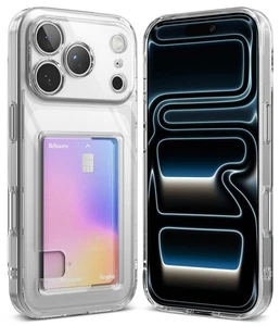 Für iPhone 17 Pro Max | Ringke [Fusion Card] Slim Clear Wallet Kartenhalter Hülle - Bild 1 von 12