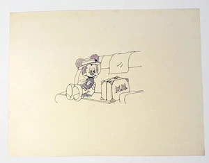 Mickey Mouse Original Walt Disney Production Cel 1940 "Mr Mouse Takes A Trip"  - Bild 1 von 6